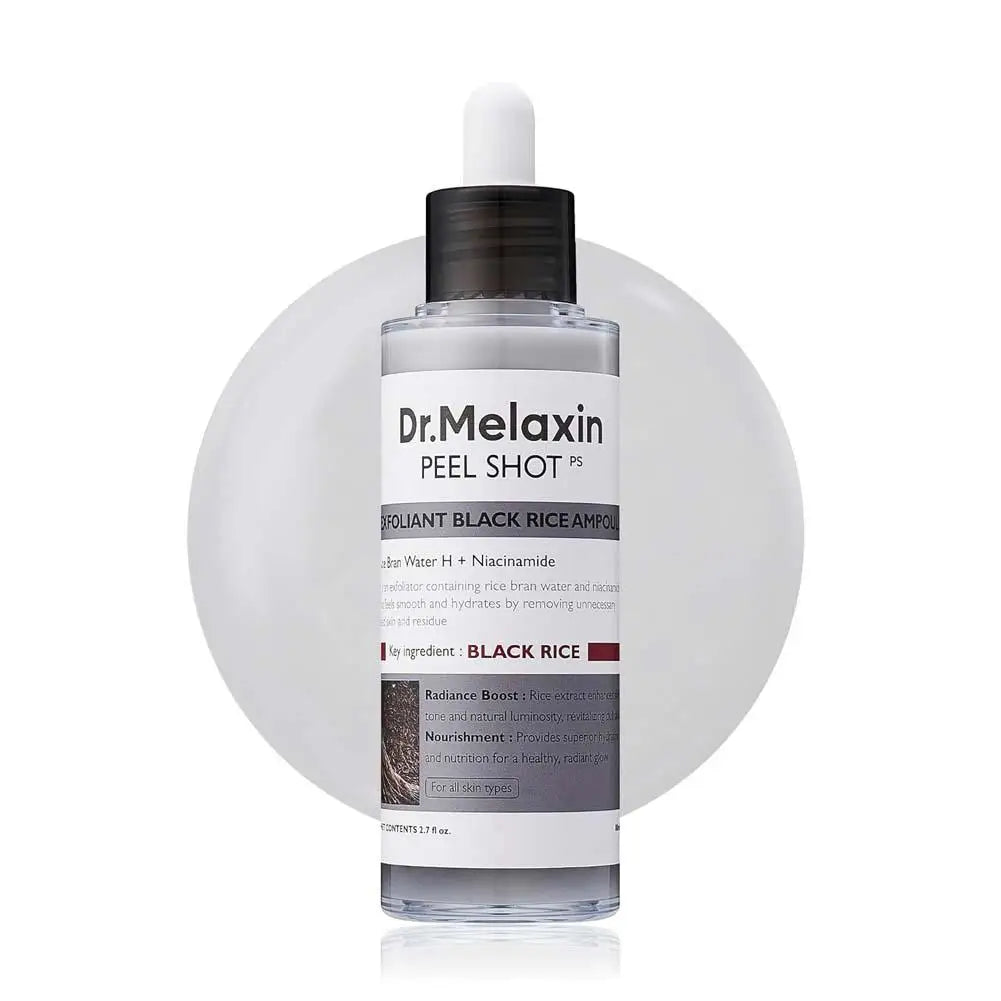 Korean Rice Exfoliating Serum - Gentle Exfoliation, Blackhead Removal, Hydrating, Pore Shrinking Skincare