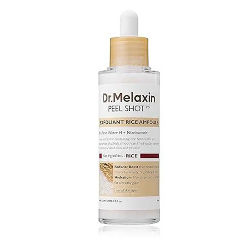 Korean Rice Exfoliating Serum - Gentle Exfoliation, Blackhead Removal, Hydrating, Pore Shrinking Skincare
