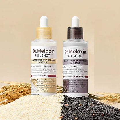 Korean Rice Exfoliating Serum - Gentle Exfoliation, Blackhead Removal, Hydrating, Pore Shrinking Skincare