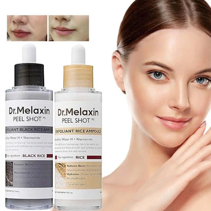 Korean Rice Exfoliating Serum - Gentle Exfoliation, Blackhead Removal, Hydrating, Pore Shrinking Skincare