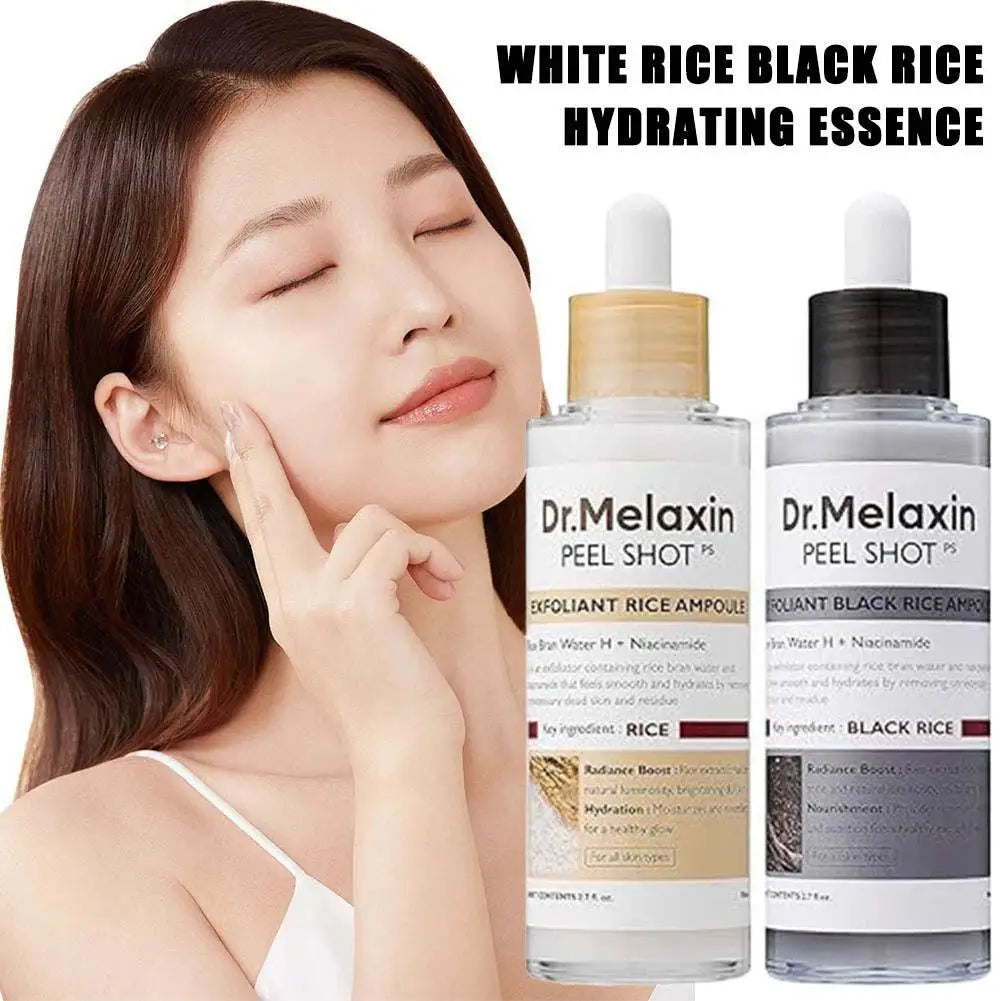 Korean Rice Exfoliating Serum - Gentle Exfoliation, Blackhead Removal, Hydrating, Pore Shrinking Skincare